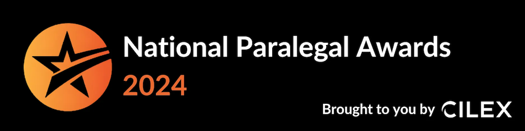 Rectangular logo of National Paralegal Awards 2024